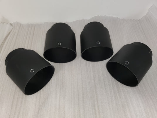 RS Ghigo 3.85" Billet Black Exhaust Tips (BMW M2C, M3, M4 F80, F82, F83 F87)