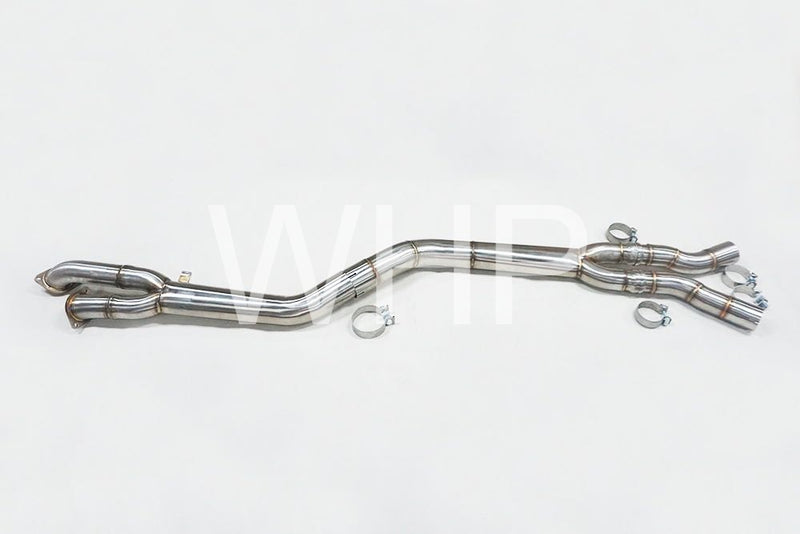 Load image into Gallery viewer, WHP BMW S58 M3 G80 M4 G82 Single Mid Pipe with Under-Brace
