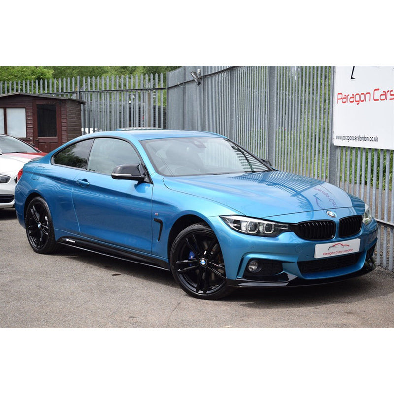 Load image into Gallery viewer, BMW 4 SERIES/M3/M4 (F32 F80 F82 F83) MATTE BLACK DOUBLE SLAT GRILLES
