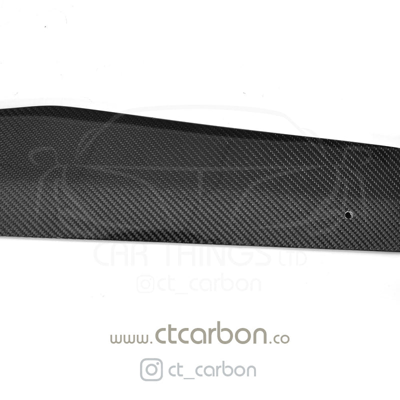 Load image into Gallery viewer, MERCEDES W205 C63 &amp; C63S COUPE 2DR &amp; SALOON 4DR CARBON SIDE SKIRTS - D STYLE - CT Carbon
