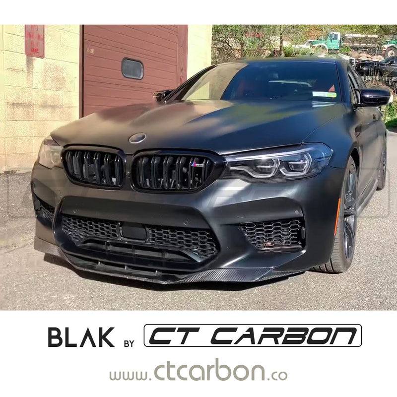 Load image into Gallery viewer, BMW M5 F90 / 5 SERIES G30 DOUBLE SLAT BLACK GRILLS - BLAK BY CT CARBON - CT Carbon
