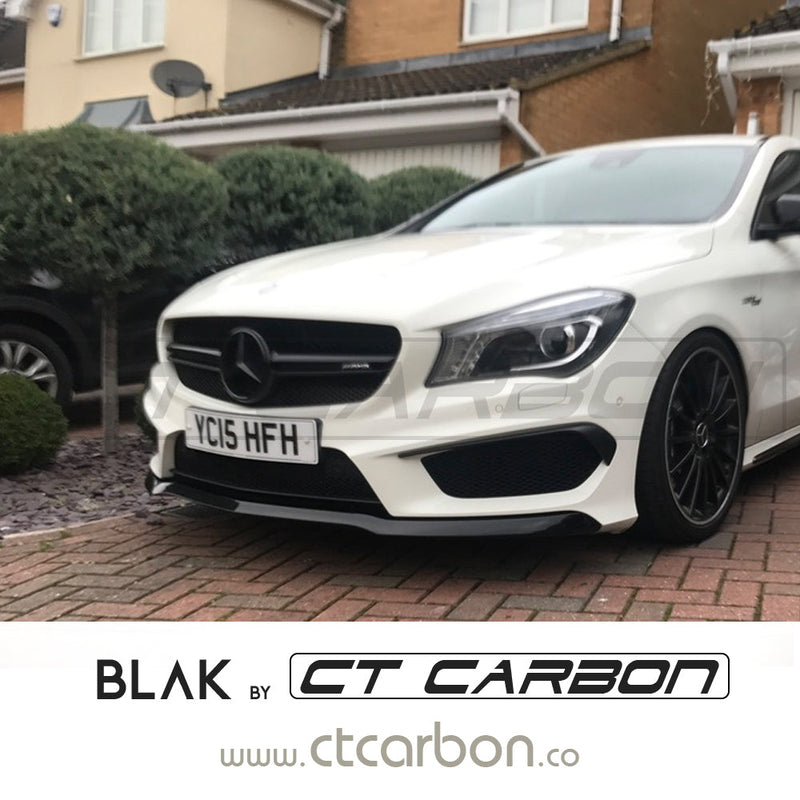 Load image into Gallery viewer, MERCEDES W176 A-CLASS &amp; CLA-CLASS 2010-2016 BLACK GRILL - BLAK BY CT CARBON - CT Carbon
