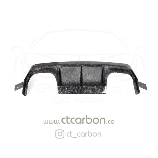 BMW M3/M4 (F80 F82 F83) FORGED CARBON FIBRE DIFFUSER - V STYLE - CT Carbon