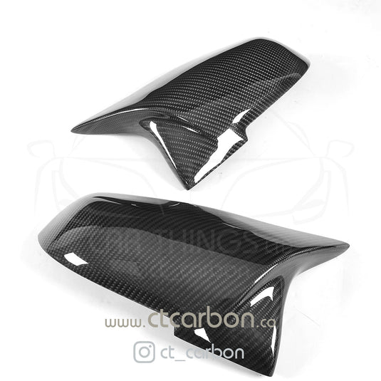 BMW CARBON MIRROR REPLACEMENT Fxx 1, 2, 3, 4 SERIES - OEM+ M STYLE - CT Carbon