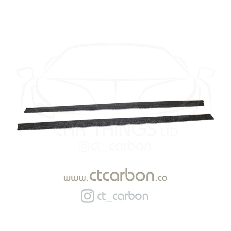 Load image into Gallery viewer, BMW M3/M4 (F80 F82 F83) FORGED CARBON FIBRE SIDE SKIRTS - MP STYLE - CT Carbon
