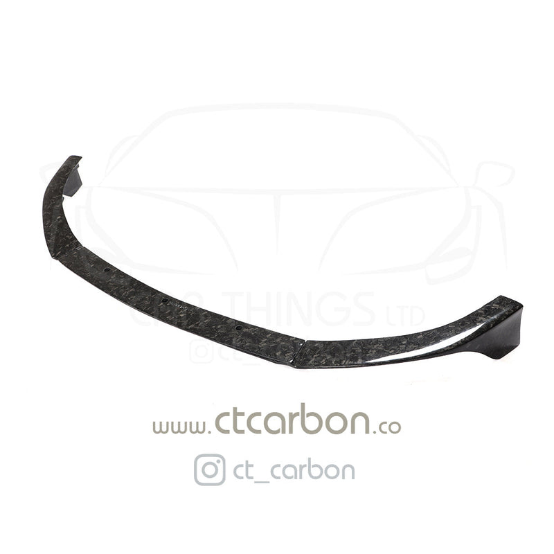 Load image into Gallery viewer, MERCEDES C63 W205 COUPE FORGED CARBON FIBRE SPLITTER - B-STYLE - CT Carbon
