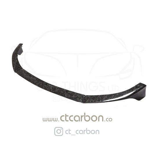 MERCEDES C63 W205 COUPE FORGED CARBON FIBRE SPLITTER - B-STYLE - CT Carbon