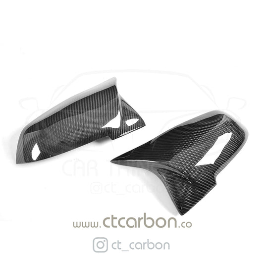 BMW CARBON MIRROR REPLACEMENT Fxx 1, 2, 3, 4 SERIES - OEM+ M STYLE - CT Carbon