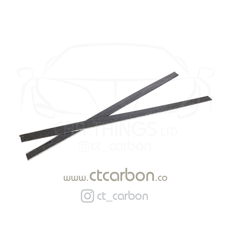 Load image into Gallery viewer, BMW M3/M4 (F80 F82 F83) FORGED CARBON FIBRE SIDE SKIRTS - MP STYLE - CT Carbon
