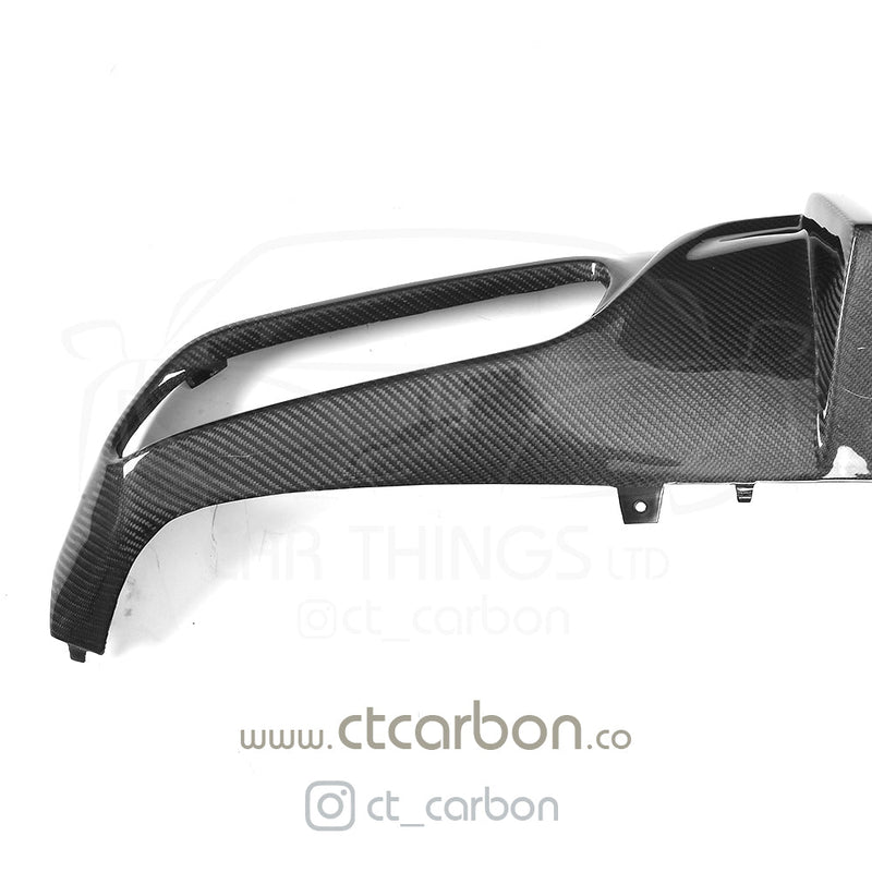 Load image into Gallery viewer, MERCEDES W205 C63 &amp; C63 COUPE 2DR CARBION DIFFUSER - OEM+ CT STYLE - CT Carbon
