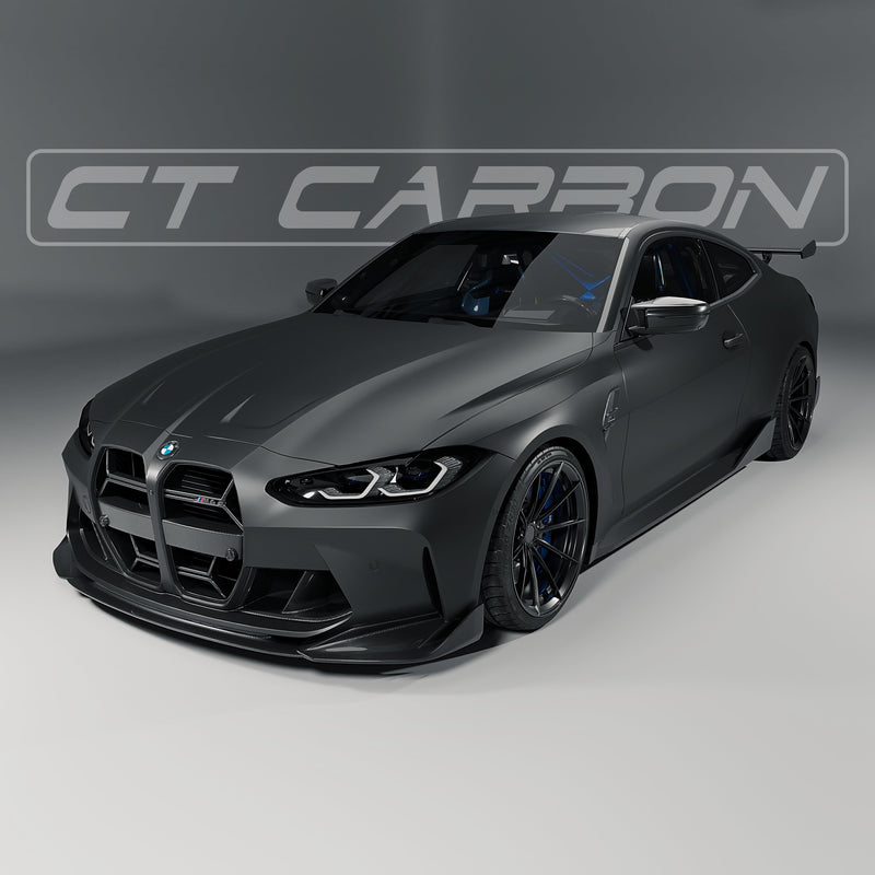 Load image into Gallery viewer, BMW M3 &amp; M4 G80/G82/G83 CSL SPLITTER BY CT CARBON
