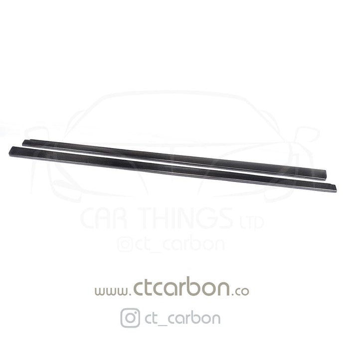 MERCEDES W204 C63 CARBON FIBRE SIDE SKIRTS - CT Carbon