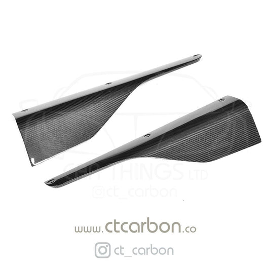 BMW M2 / M2C F87 CARBON FIBRE SIDE SKIRTS - MP STYLE - CT Carbon