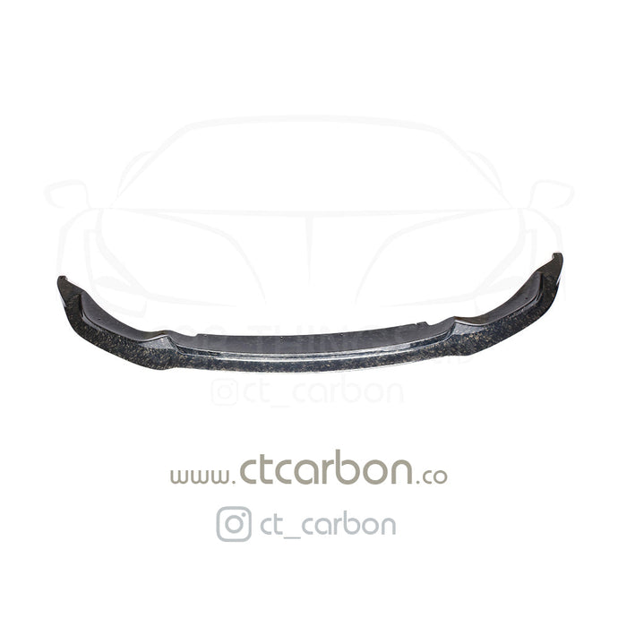 BMW M3/M4 (F80 F82 F83) FORGED CARBON FIBRE SPLITTER - V STYLE - CT Carbon