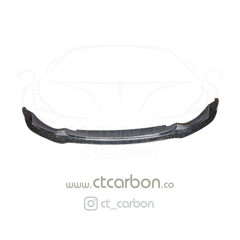 Load image into Gallery viewer, BMW M3/M4 (F80 F82 F83) FORGED CARBON FIBRE SPLITTER - V STYLE - CT Carbon
