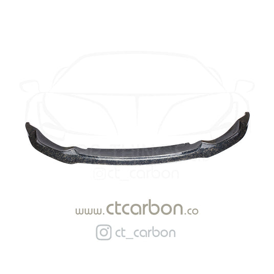 BMW M3/M4 (F80 F82 F83) FORGED CARBON FIBRE SPLITTER - V STYLE - CT Carbon