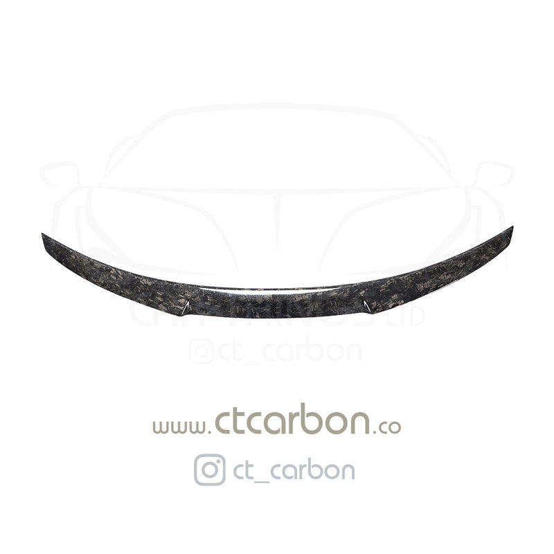 Load image into Gallery viewer, BMW M3 F80 &amp; F30 3 SERIES FORGED CARBON FIBRE SPOILER - V STYLE - CT Carbon
