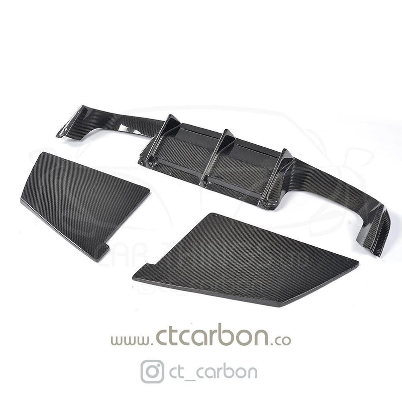 Load image into Gallery viewer, BMW M2/M2C F87 CARBON FIBRE DIFFUSER - MT STYLE - CT Carbon
