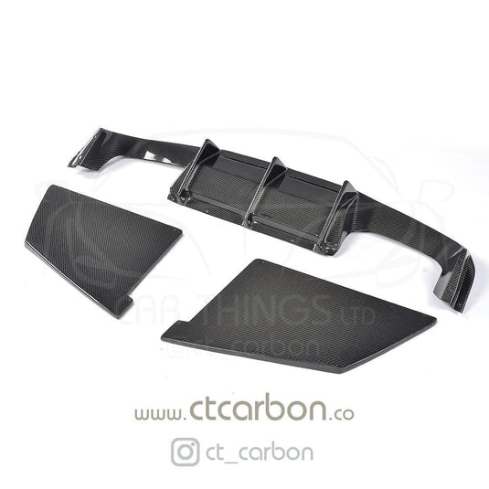 BMW M2/M2C F87 CARBON FIBRE DIFFUSER - MT STYLE - CT Carbon