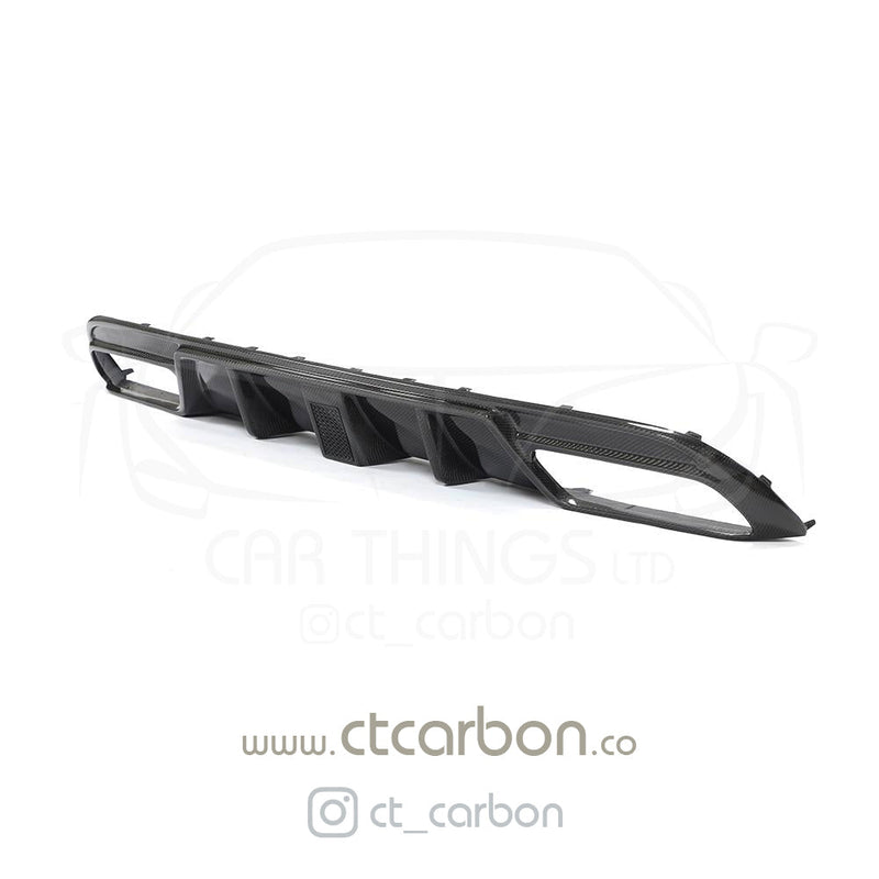 Load image into Gallery viewer, MERCEDES W205 C63 &amp; C63S SALOON 4DR CARBON DIFFUSER - CT DESIGN - CT Carbon
