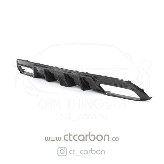 MERCEDES W205 C63 & C63S SALOON 4DR CARBON DIFFUSER - CT DESIGN - CT Carbon