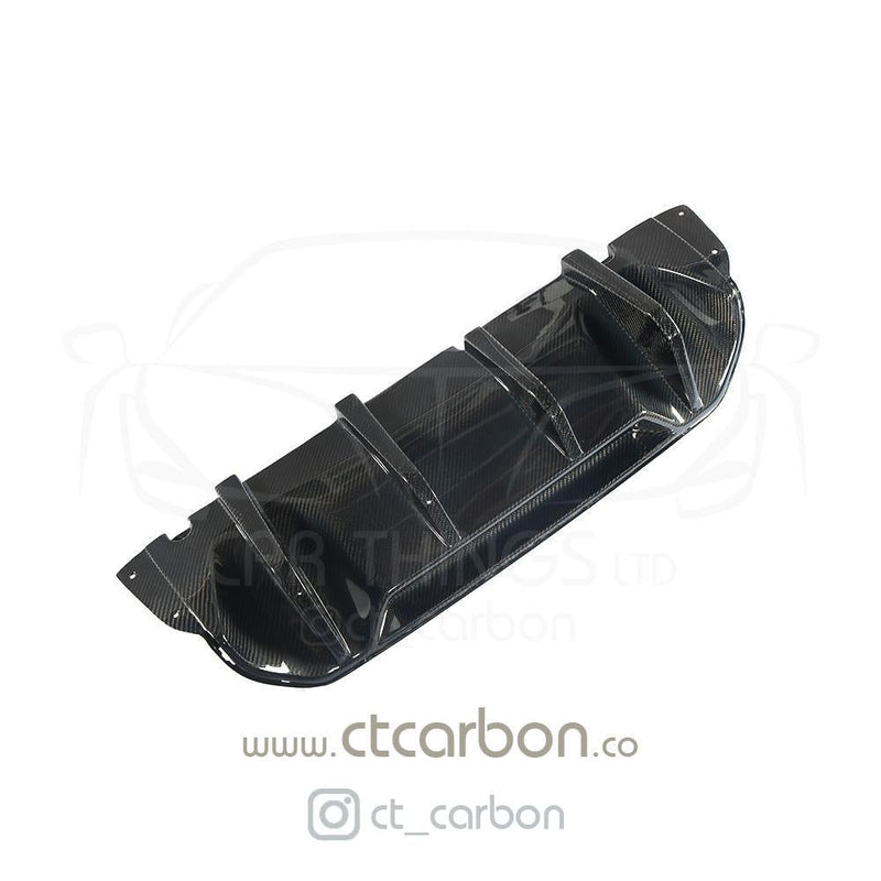 Load image into Gallery viewer, BMW M5 F90 CARBON FIBRE DIFFUSER - MP STYLE - CT Carbon
