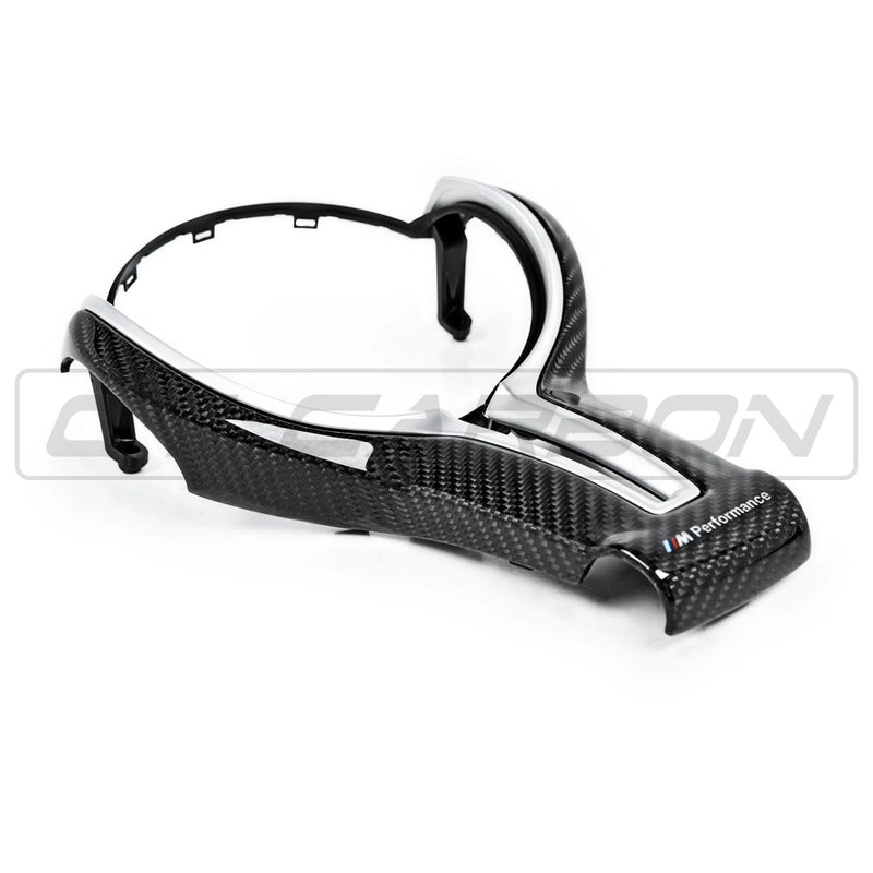 Load image into Gallery viewer, BMW Fxx M CAR CARBON FIBRE STEERING WHEEL TRIM
