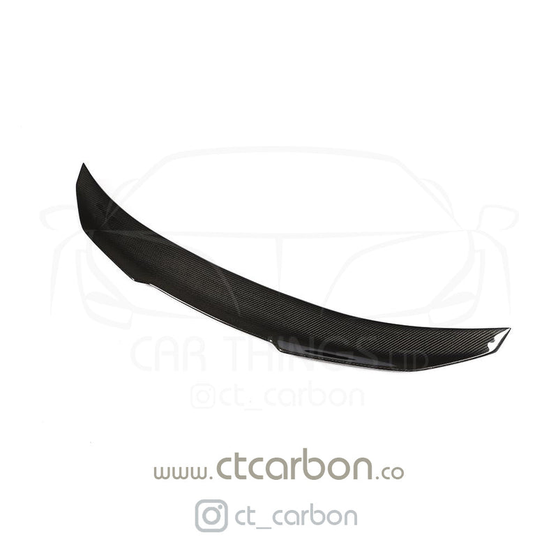 Load image into Gallery viewer, BMW M2 / M2C F87 &amp; F22 2 SERIES CARBON FIBRE SPOILER - DUCKTAIL PS STYLE - CT Carbon
