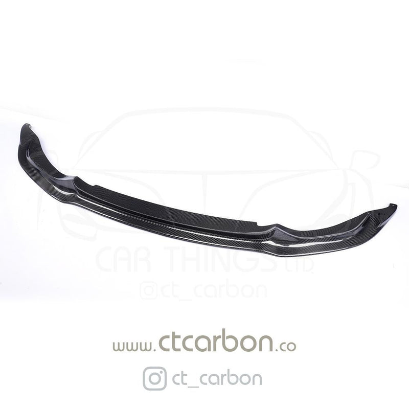 Load image into Gallery viewer, BMW M3/M4 (F80 F82 F83) CARBON FIBRE SPLITTER - V STYLE - CT Carbon
