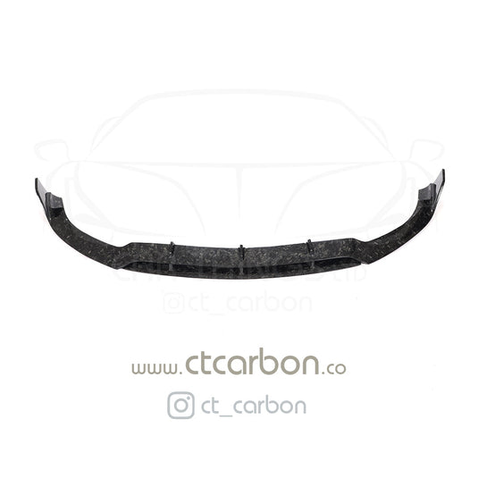 MERCEDES C63 W205 COUPE FORGED CARBON FIBRE SPLITTER - B-STYLE - CT Carbon