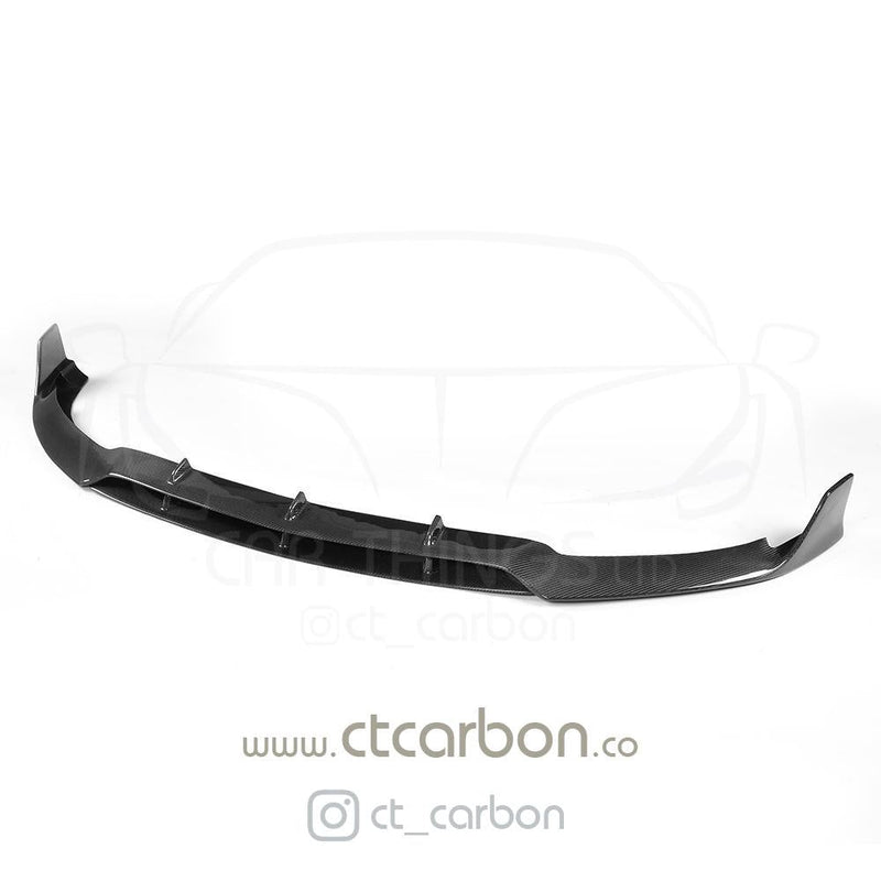 Load image into Gallery viewer, MERCEDES C63 W205 COUPE CARBON FIBRE SPLITTER - B-STYLE - CT Carbon
