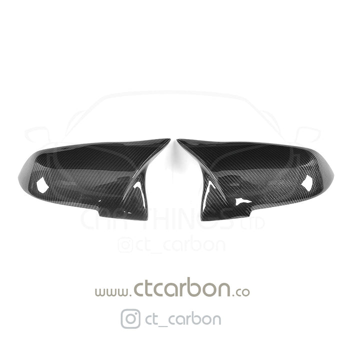 BMW CARBON MIRROR REPLACEMENT Fxx 1, 2, 3, 4 SERIES - OEM+ M STYLE - CT Carbon