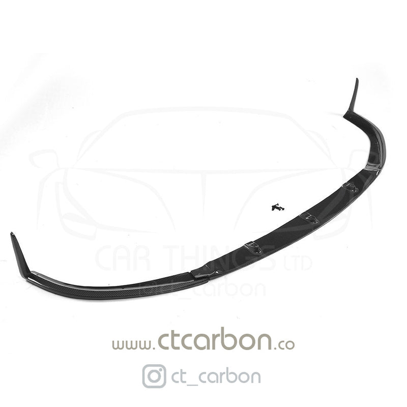 Load image into Gallery viewer, MERCEDES C63 W205 COUPE CARBON SPLITTER - ED1 STYLE - CT Carbon
