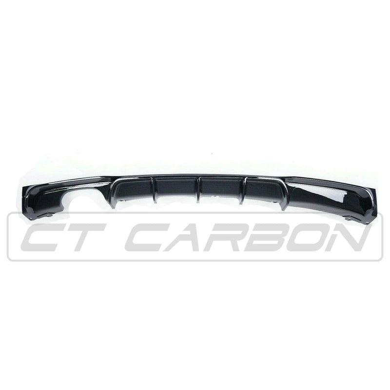 Load image into Gallery viewer, BMW 3 SERIES F30 GLOSS BLACK LEFT EXHAUST DIFFUSER - MP STYLE - BLAK BY CT CARBON
