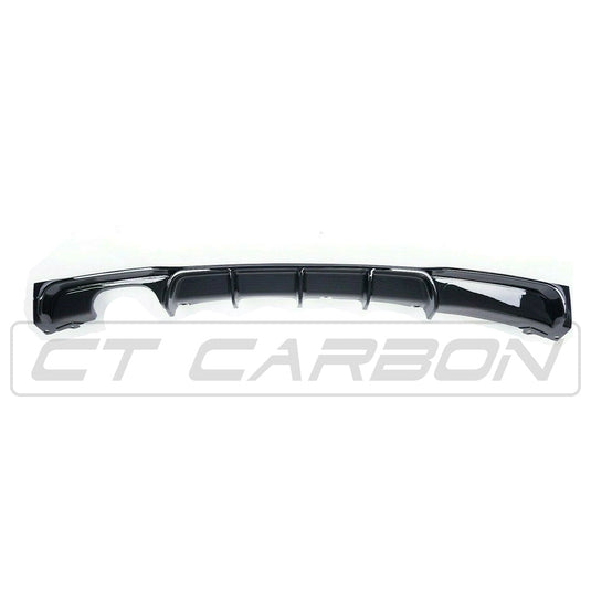 BMW 3 SERIES F30 GLOSS BLACK LEFT EXHAUST DIFFUSER - MP STYLE - BLAK BY CT CARBON