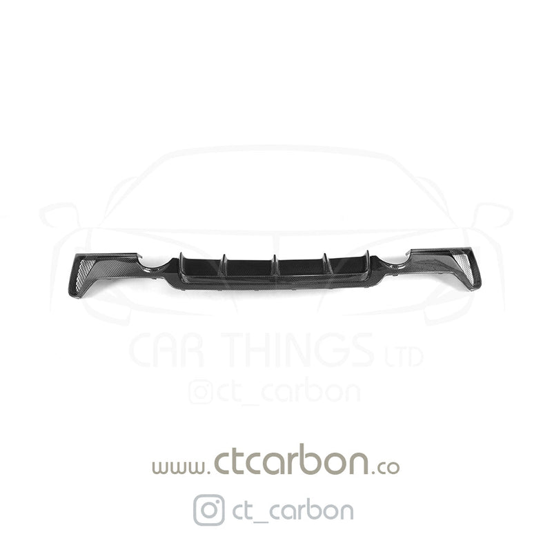 Load image into Gallery viewer, BMW F32 &amp; F33 4 SERIES CARBON FIBRE DIFFUSER - MP STYLE - DUAL EXHAUST - CT Carbon
