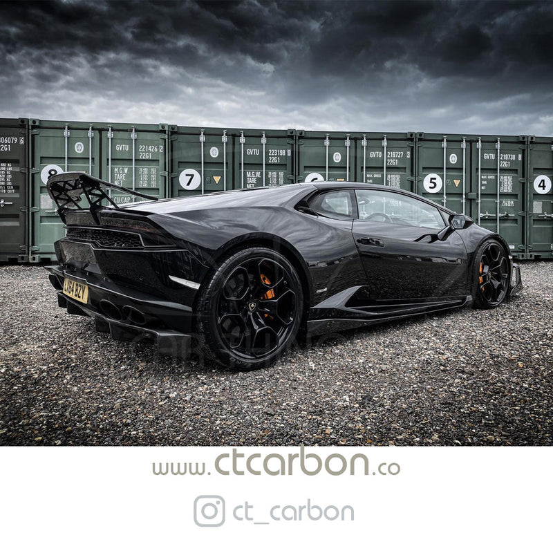 Load image into Gallery viewer, LAMBORGHINI HURACAN LP610-4 CARBON FIBRE SPOILER - CT Carbon
