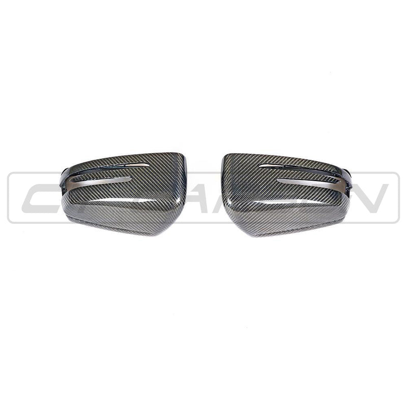 Load image into Gallery viewer, MERCEDES C &amp; E CLASS W204 &amp; W212 CARBON FIBRE MIRRORS
