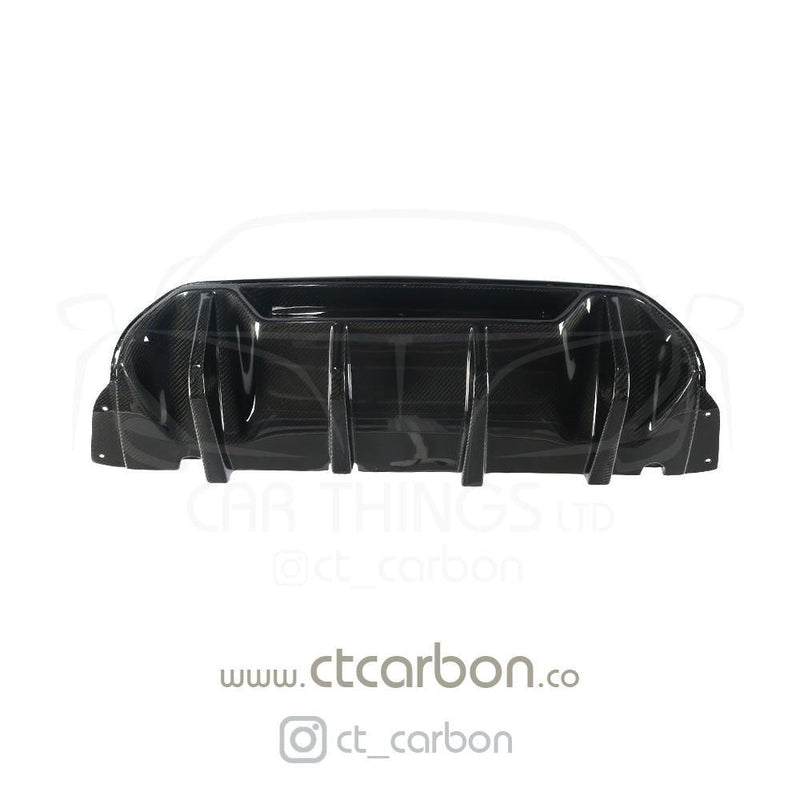 Load image into Gallery viewer, BMW M5 F90 CARBON FIBRE DIFFUSER - MP STYLE - CT Carbon
