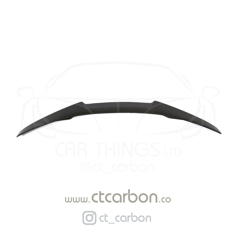 Load image into Gallery viewer, BMW M4 F82 CARBON FIBRE SPOILER - V STYLE - CT Carbon
