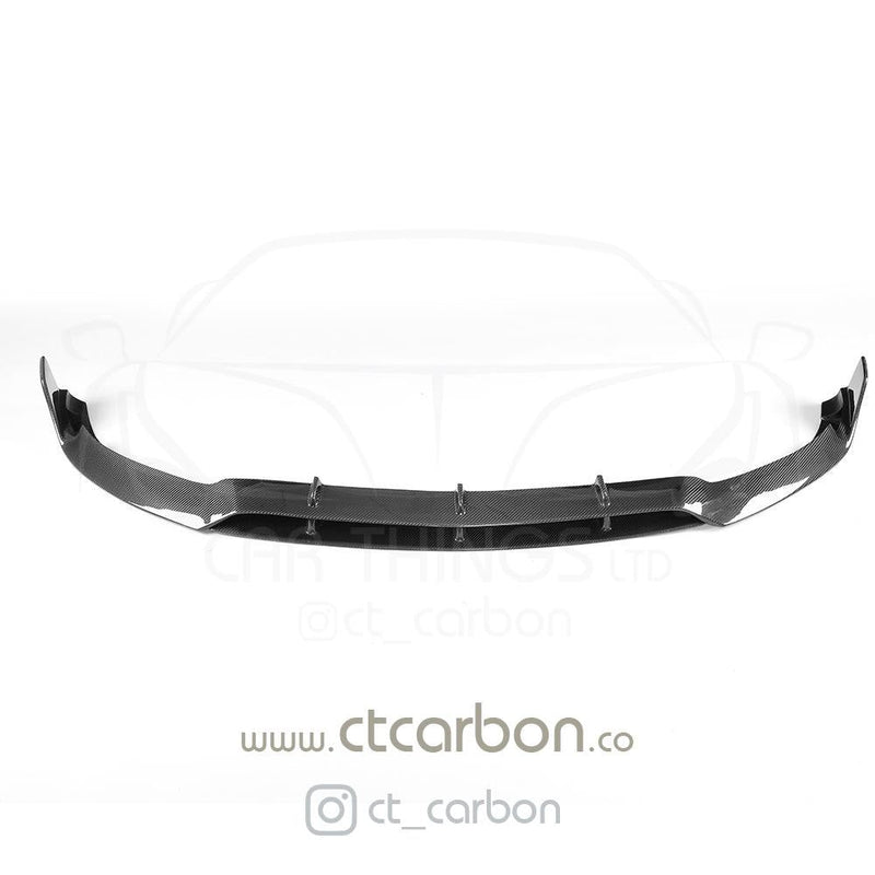 Load image into Gallery viewer, MERCEDES C63 W205 COUPE CARBON FIBRE SPLITTER - B-STYLE - CT Carbon
