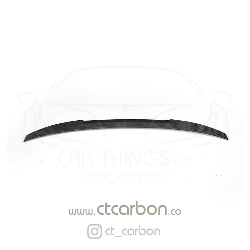 Load image into Gallery viewer, BMW M5 F90 &amp; G30 5 SERIES CARBON FIBRE SPOILER - M4 STYLE - CT Carbon
