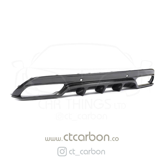 MERCEDES W205 C63 & C63S SALOON CARBON DIFFUSER - PS STYLE - CT Carbon