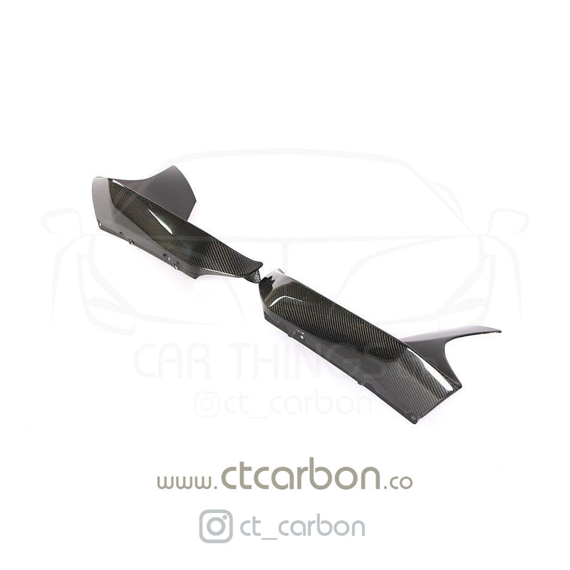 Load image into Gallery viewer, BMW M5 F90 CARBON FIBRE SPLITTERS - MP STYLE - CT Carbon
