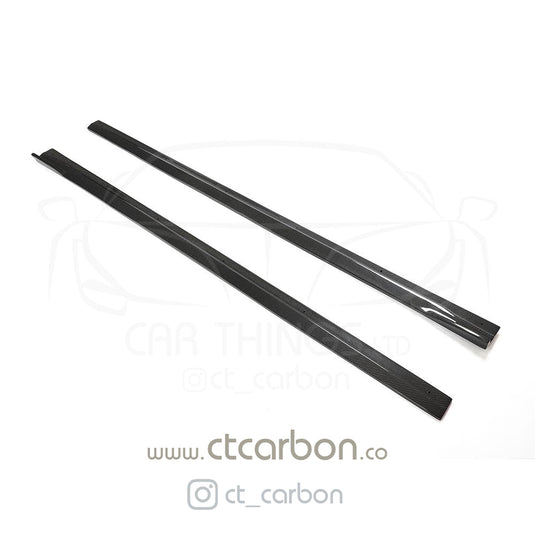 BMW M2 / M2C F87 CARBON FIBRE SIDE SKIRTS - 3D STYLE - CT Carbon