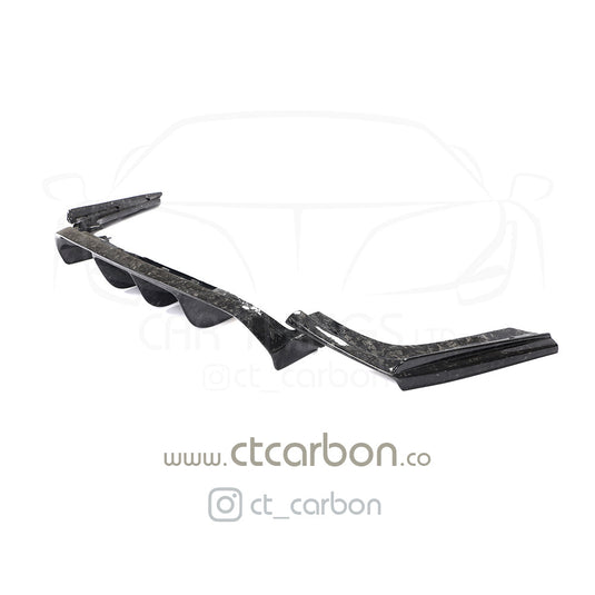 BMW M3/M4 (F80 F82 F83) FORGED CARBON FIBRE DIFFUSER - V STYLE - CT Carbon