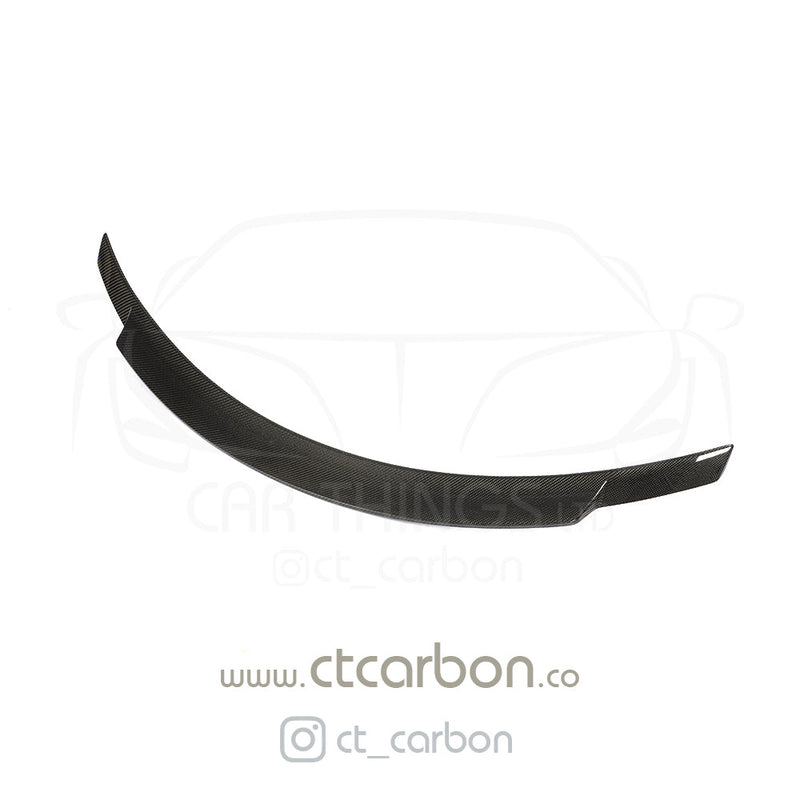 Load image into Gallery viewer, MERCEDES W205 C63 &amp; C63S COUPE 2DR CARBON SPOILER - DUCK TAIL CT DESIGN - CT Carbon
