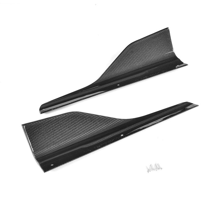 BMW M2 / M2C F87 CARBON FIBRE SIDE SKIRTS - MP STYLE - CT Carbon