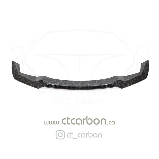 BMW M2 F87 N55(OG) FORGED CARBON FIBRE SPLITTER - V-STYLE - CT Carbon