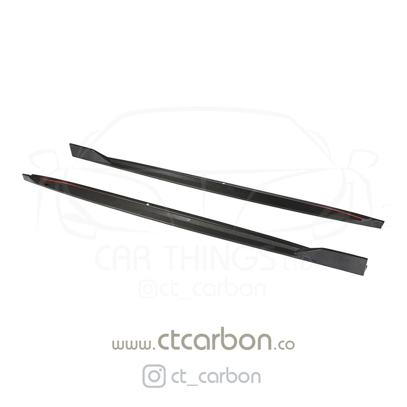 Load image into Gallery viewer, BMW X5 G05 CARBON FIBRE SIDE SKIRTS - CT DESIGN - CT Carbon
